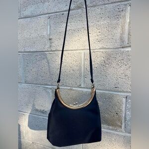 Vintage Navy Crossbody Bag